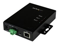 StarTech 2-Port Seriell auf IP Server – Metallgehäuse, Montierbar