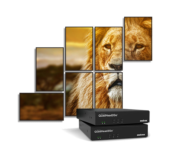 MATROX Video Wall Box – 4K-Display, Netzwerkfähig