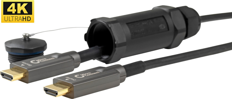 Microconnect HDMI-Kabel 50m – 4K-Unterstützung, Hybrid-Technologie