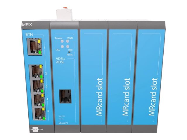 INSYS Router – 5-Port-Switch, montierbar an DIN-Schiene