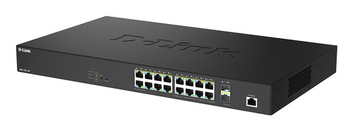 D-Link 18-Port Smart Switch – Schnelle Datenübertragung, PoE-Unterstützung