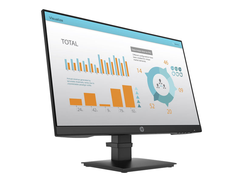HP 24" LED-Monitor – Full HD, vielseitige Anschlüsse