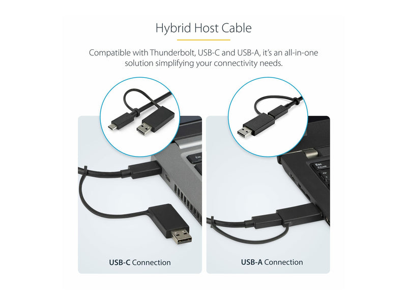 Startech.com Laptop-Dockingstation – Dual 4K, USB-C & USB 3.0