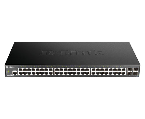 D-Link 52-Port Gigabit Switch – Smart Managed, stapelbar