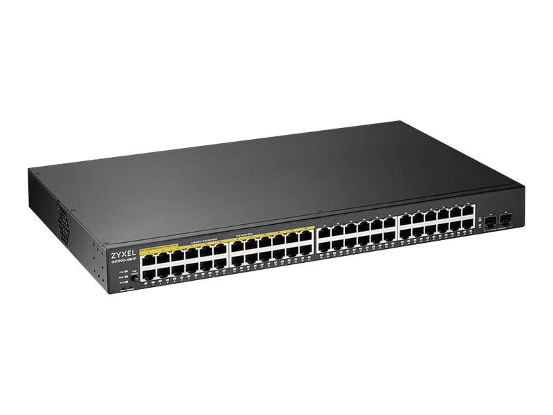 Zyxel 48-Port Gigabit Switch – Leise & PoE+ Unterstützung