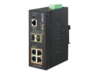 Planet Technology Industrie-Switch – 4 PoE+ Ports, montierbar