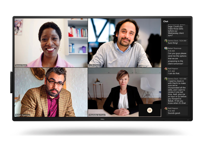 Dell 55" 4K Monitor – Ideal für Konferenzen