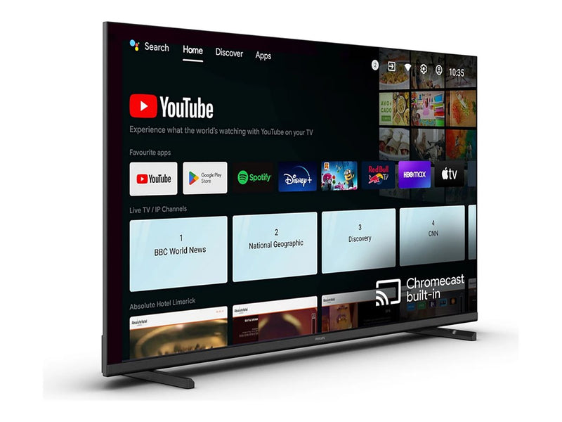 Philips 43" Hotel TV – 4K UHD, Smart TV mit Google Assistant