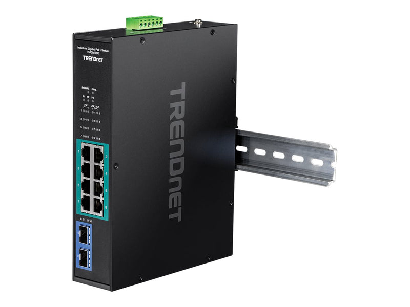 Trendnet 10-Port Netzwerk-Switch – PoE+, robustes Design