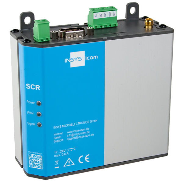 INSYS Router – 2-Port-Switch, DIN-Schienenmontage