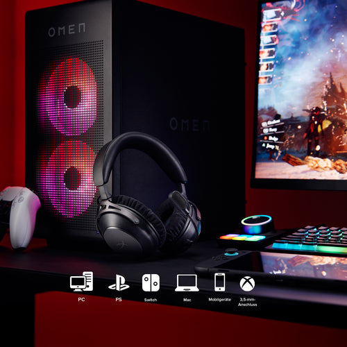 KINGSTON Wireless Gaming-Headset – Ohrumschließend, RGB-Basisstation