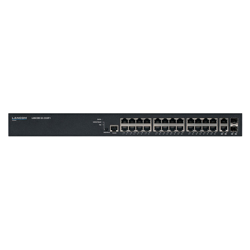 Lancom 26-Port Gigabit Switch – Für moderne Netzwerke, PoE+ Unterstützung