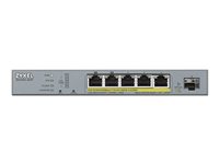 Zyxel Netzwerk-Switch – 6 Anschlüsse, PoE-Unterstützung