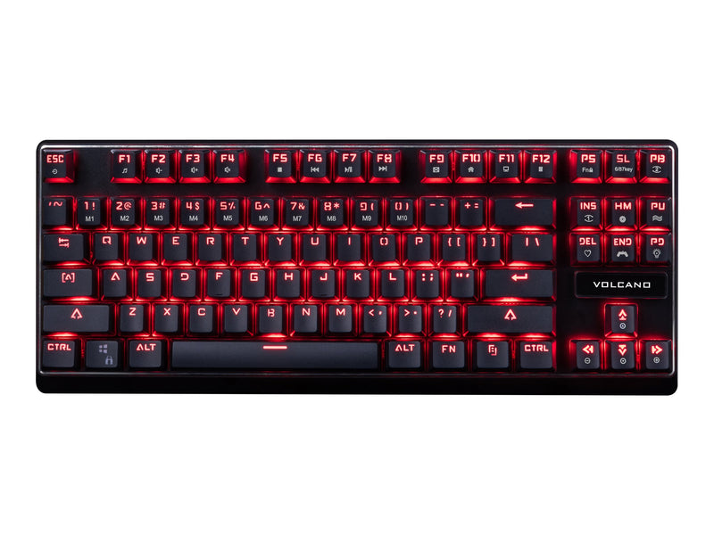MODECOM Mechanische Tastatur – Hintergrundbeleuchtung, 87 Tasten