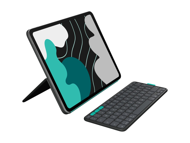 Logitech Flip Folio Tastatur-Case – Abnehmbar, Bluetooth für iPad 13"