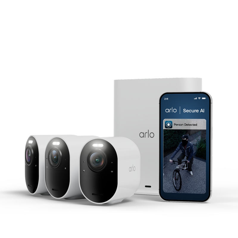 ARLO Ultra 3 Sicherheitskamera-Set – 4K Video, Solar Panel