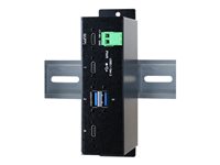 Exsys USB 3.1 Hub – 4 Anschlüsse, vielseitige Montageoptionen