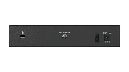 D-Link 8-Port Switch – 4 PoE-Anschlüsse, Gigabit-Geschwindigkeit