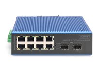 Digitus 8+2-Port Netzwerk-Switch – Robust für Industrie