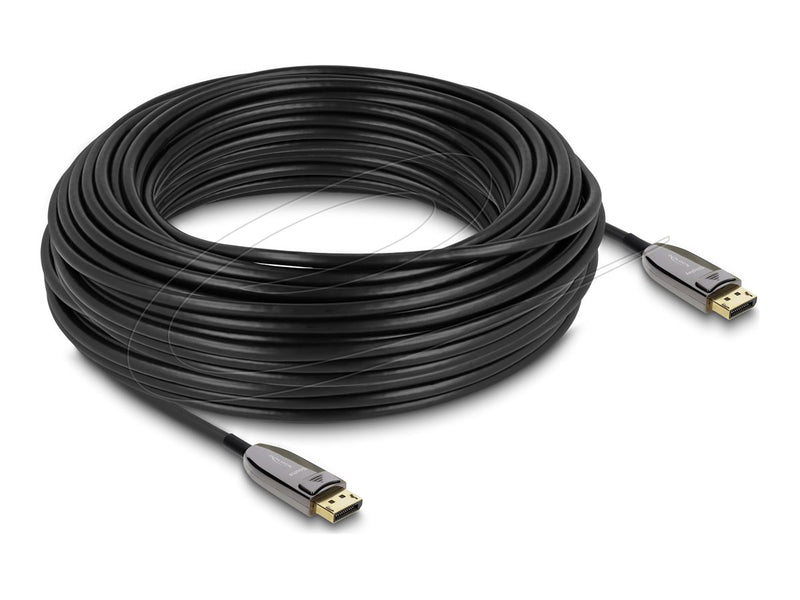Delock Optisches DisplayPort-Kabel – 8K, 30 Meter Reichweite