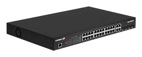 Edimax Gigabit PoE Switch – 28 Anschlüsse, Rackmontage