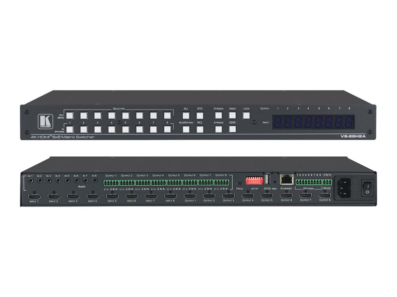 Kramer HDMI-Schalter – 8x8, 4K Ultra HD