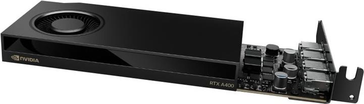 NVIDIA RTX A400 Grafikkarte – 4 GB Speicher, 4 Bildschirme