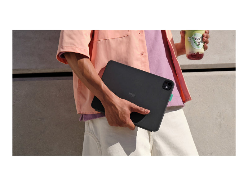 Logitech Flip Folio Tastatur-Case – Abnehmbar, Bluetooth