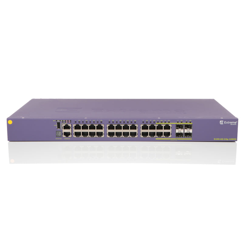 Extreme Networks Switch – 24 Anschlüsse, PoE+ Unterstützung