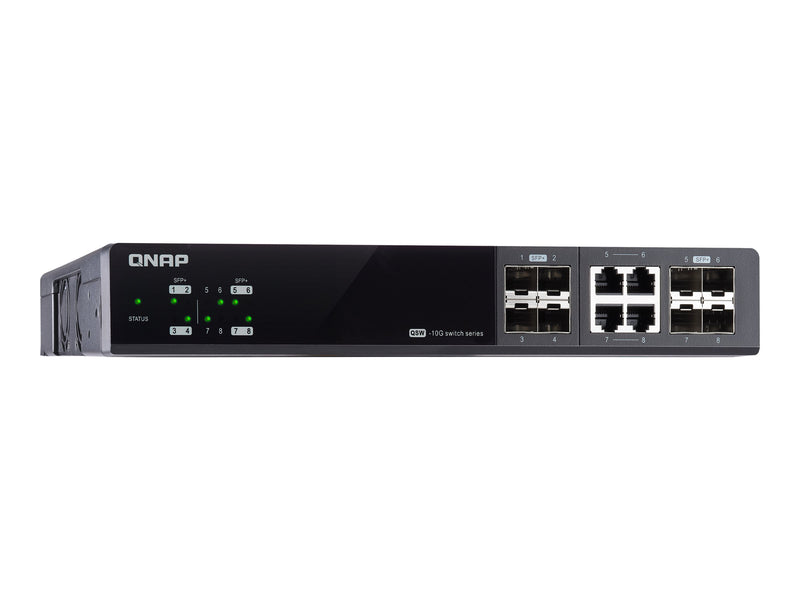 QNAP Managed Switch – 8 Anschlüsse, 10 Gigabit für schnelles Netzwerk