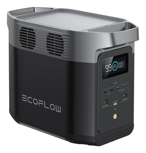 Ecoflow Tragbare Powerstation – 2400W Leistung, USB-C Anschlüsse