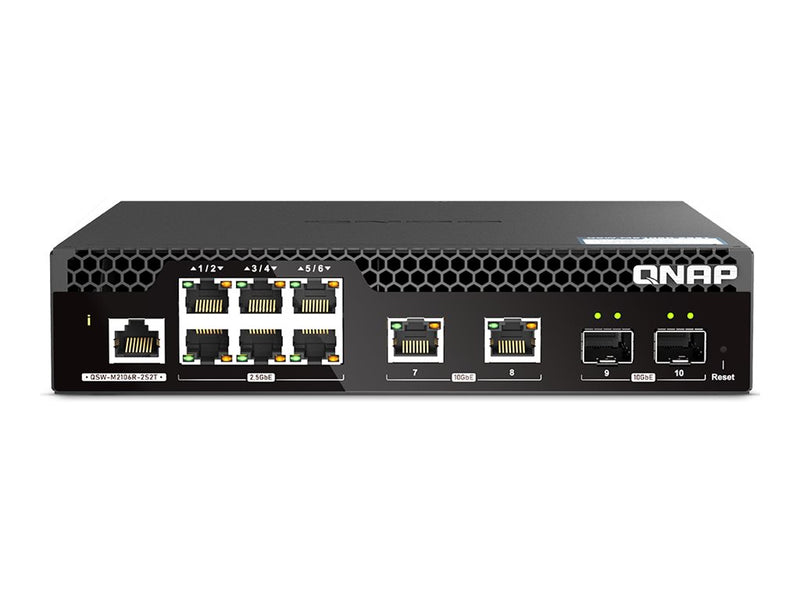 QNAP Netzwerk-Switch – 10 Anschlüsse, 10 Gigabit Ethernet