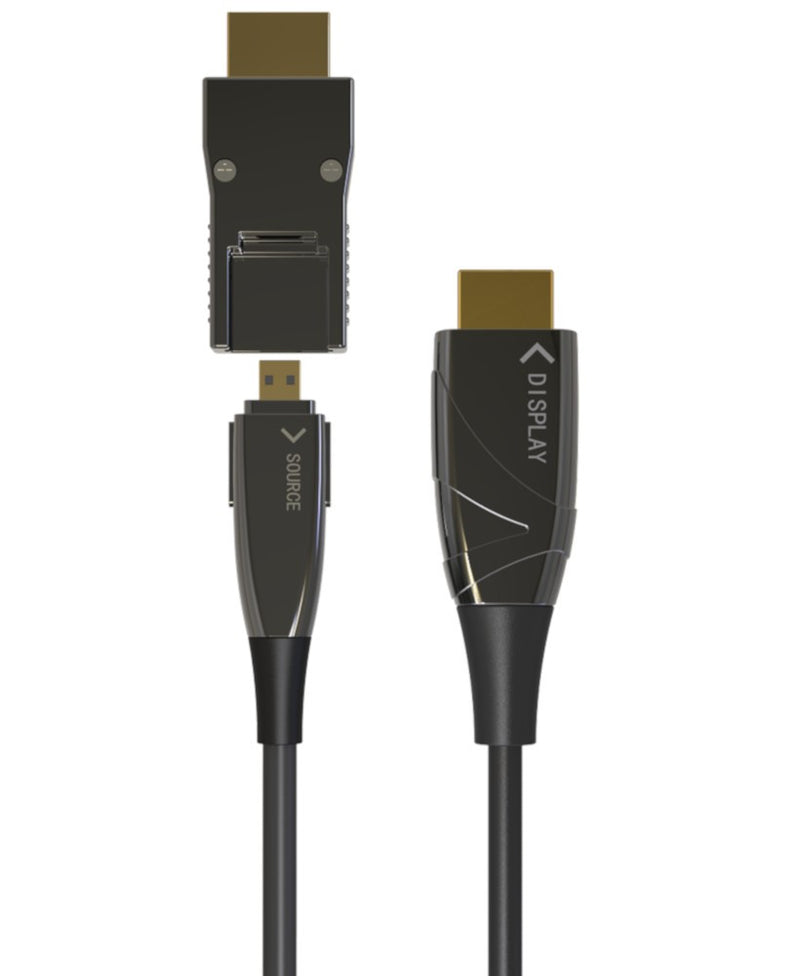 Techly HDMI-Kabel 50m – 4K, Glasfaser, Plug & Play