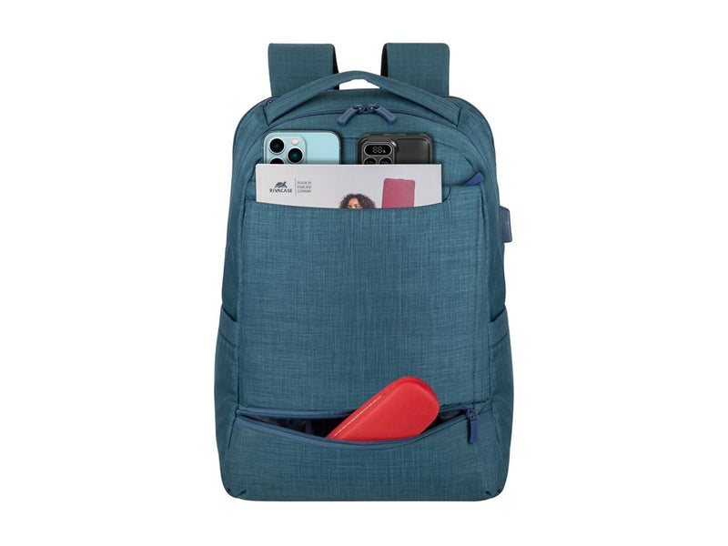 Rivacase Laptop-Rucksack – Für 17,3" Notebooks, mit USB-Anschluss