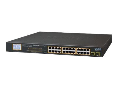 Planet Technology Netzwerk-Switch – 24 Ports, PoE+ Unterstützung