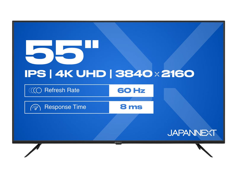 Japannext 55" 4K-Monitor – IPS-Technologie, HDR10