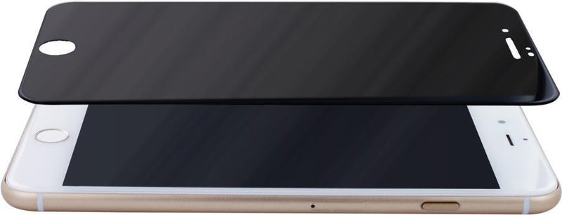 CYOO Displayschutzfolie für iPhone 8 Plus – 5D Glas, Privatsphäre