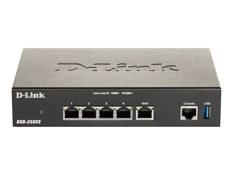 D-Link Router mit 4-Port-Switch – Schnelles Kabelnetzwerk