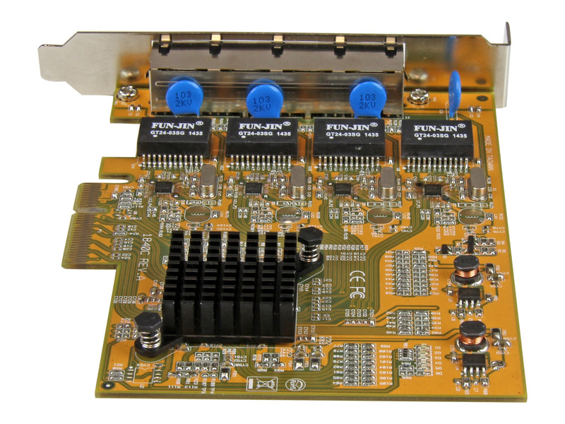 Startech.com Netzwerkkarte – 4 Gigabit-Anschlüsse, PCI Express