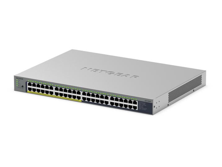 Netgear 48-Port Gigabit Switch – PoE+, Unmanaged