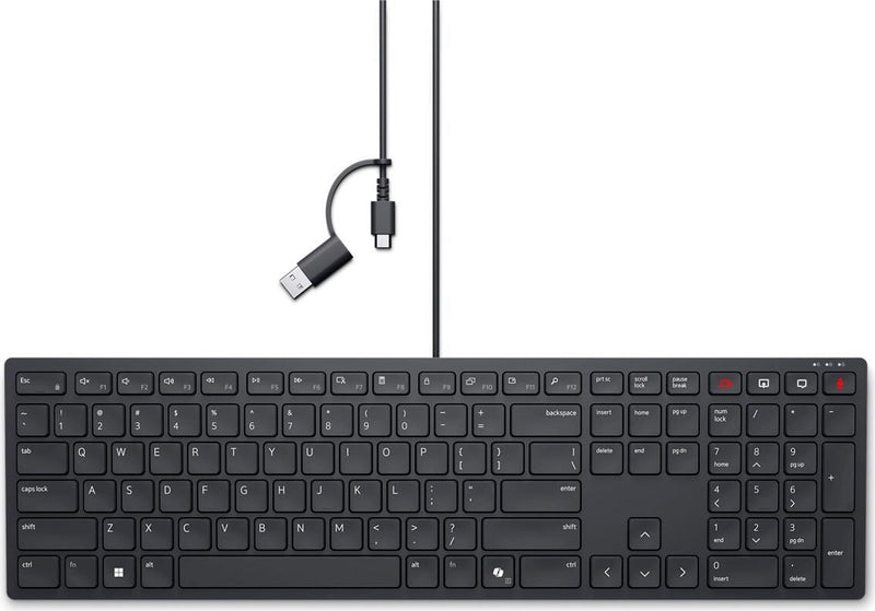 DELL Kabelgebundene Tastatur – Für einfache Zusammenarbeit