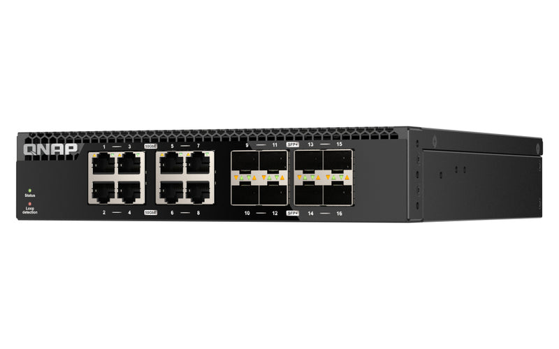 QNAP Netzwerk-Switch – 16 Anschlüsse, 10 Gigabit Ethernet