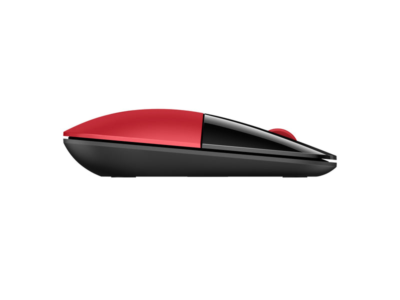 HP Kabellose Maus – Blaue LED, USB-Empfänger, Rot