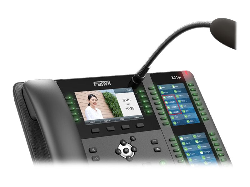 Fanvil VoIP-Telefon – Rufnummernanzeige, Dreiweg-Anrufe