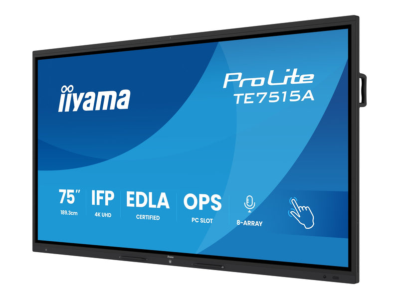 Iiyama 75" Touchscreen Display – 4K UHD, Android OS