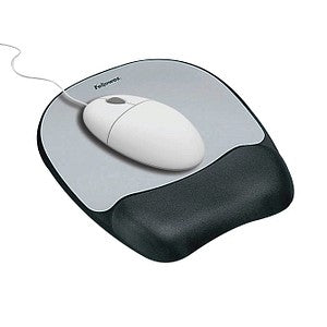 Fellowes Mauspad mit Handgelenkauflage – Memory Foam, rutschfest
