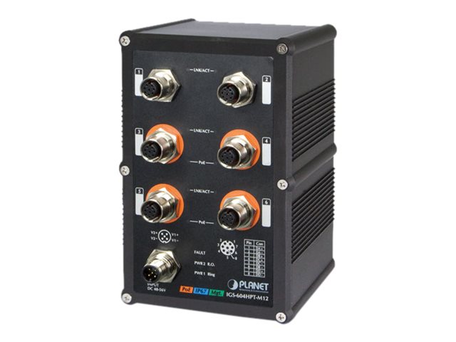 Planet Technology 4-Port Gigabit PoE Switch – robust und wetterfest