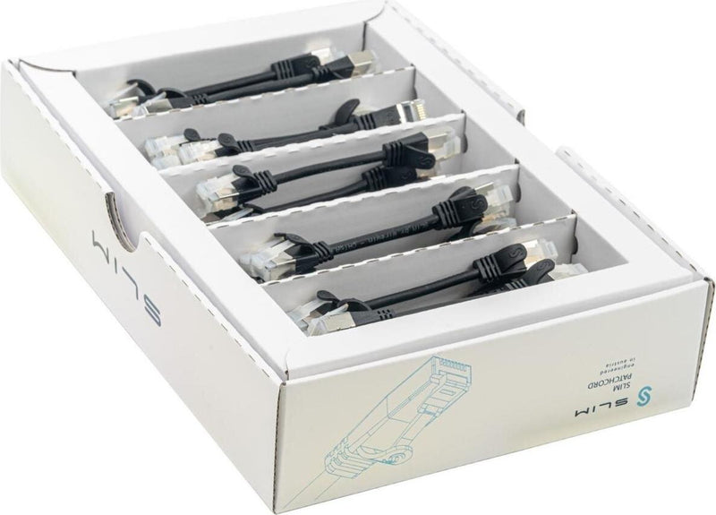 Wirewin Netzwerkkabel 50er-Pack – 10 Gigabit, schlankes Design
