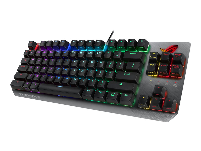 ASUS ROG Strix Scope TKL Tastatur – RGB, mechanische Tasten