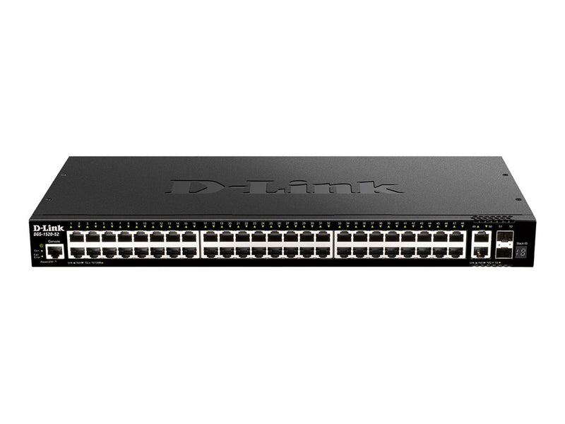 D-Link 52-Port Gigabit Switch – Smart Management, 10G Unterstützung